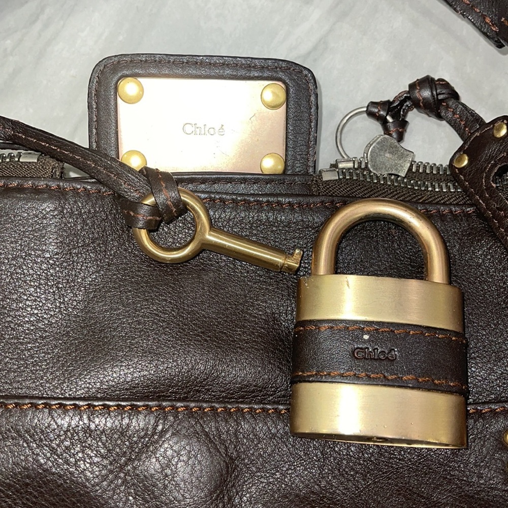 GORGEOUS   Tote bag REAL LEATHER - Picture 2 of 6